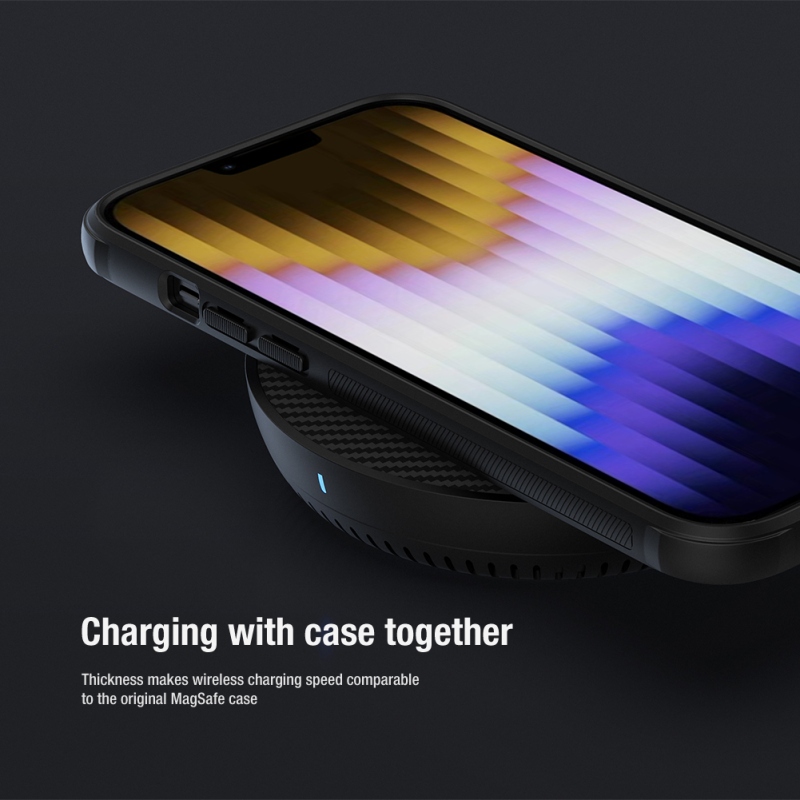 Nillkin Super Frosted PRE Magnetic Zadný Kryt pre Apple iPhone 13/14 Black