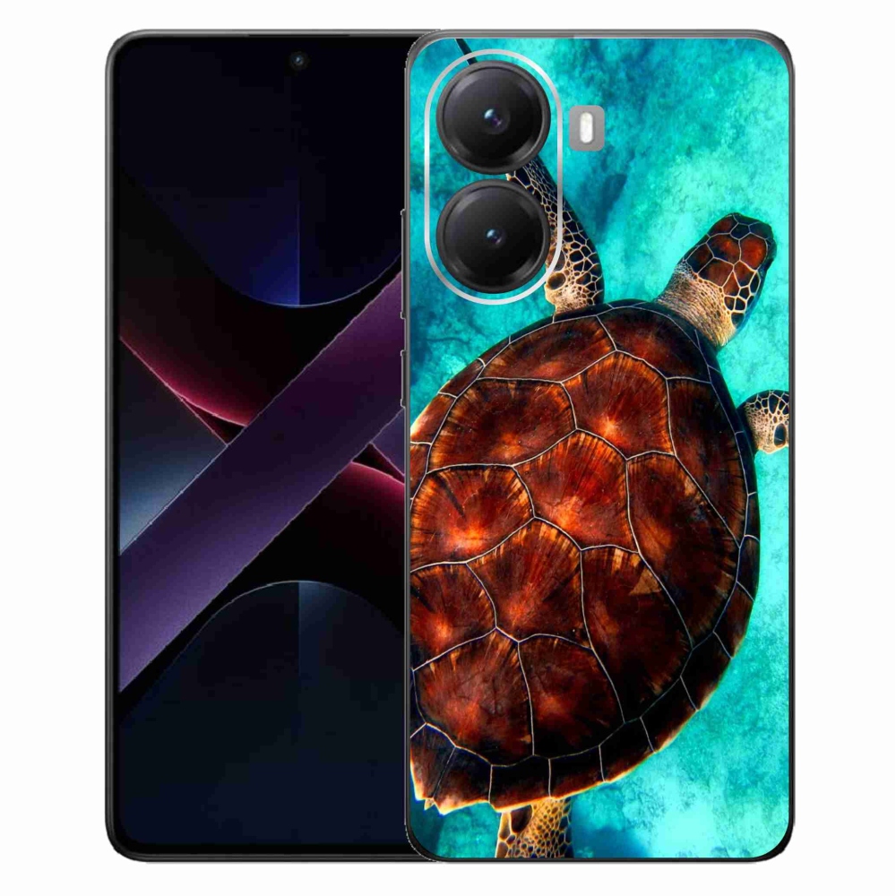Gélový kryt mmCase na Xiaomi Poco X7 Pro 5G - korytnačka