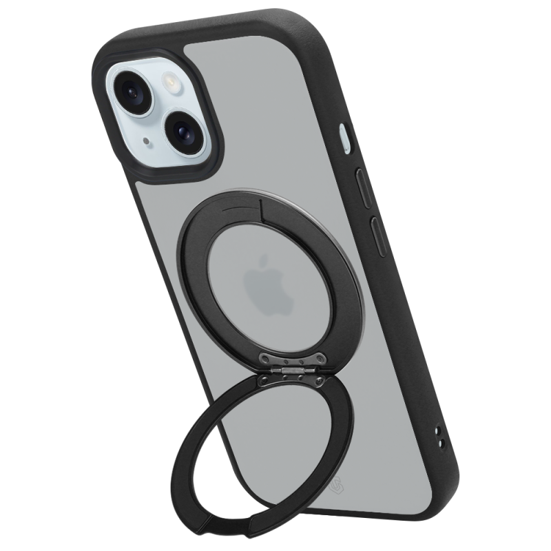 Taktické puzdro MagForce Hyperstand pre Apple iPhone 15 v farbe Asphalt