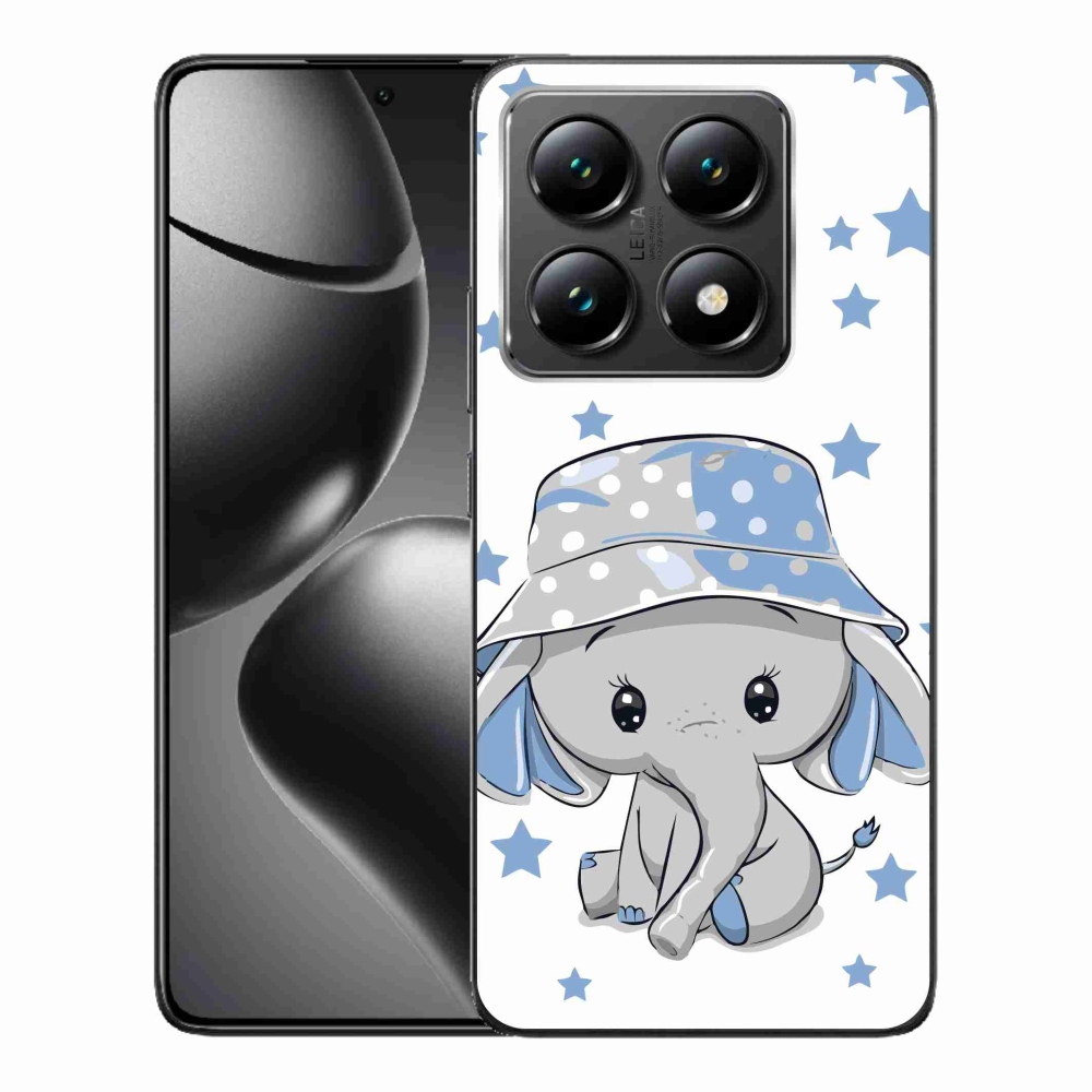 Gélový kryt mmCase na Xiaomi 14T - modrý slon