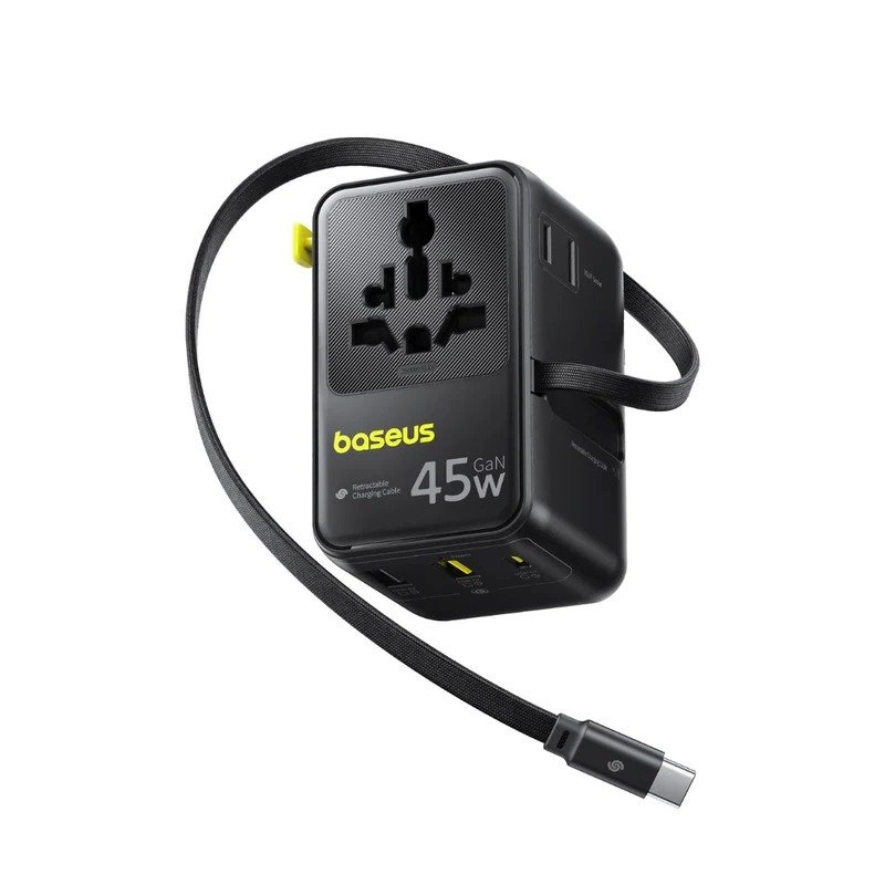 Baseus PicoGo AG11 Fast Universal 45W Travel Charger Cosmic Black