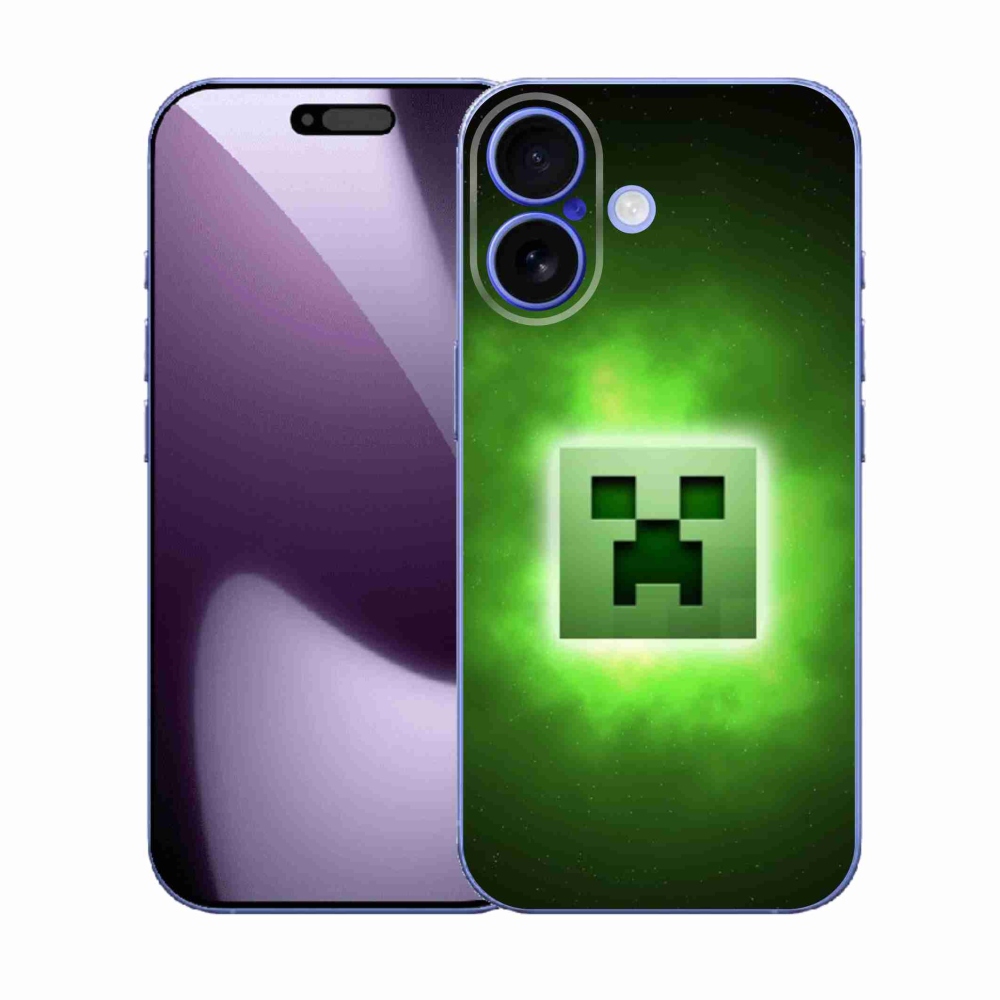 Gélový kryt mmCase na iPhone 17 - minecraft