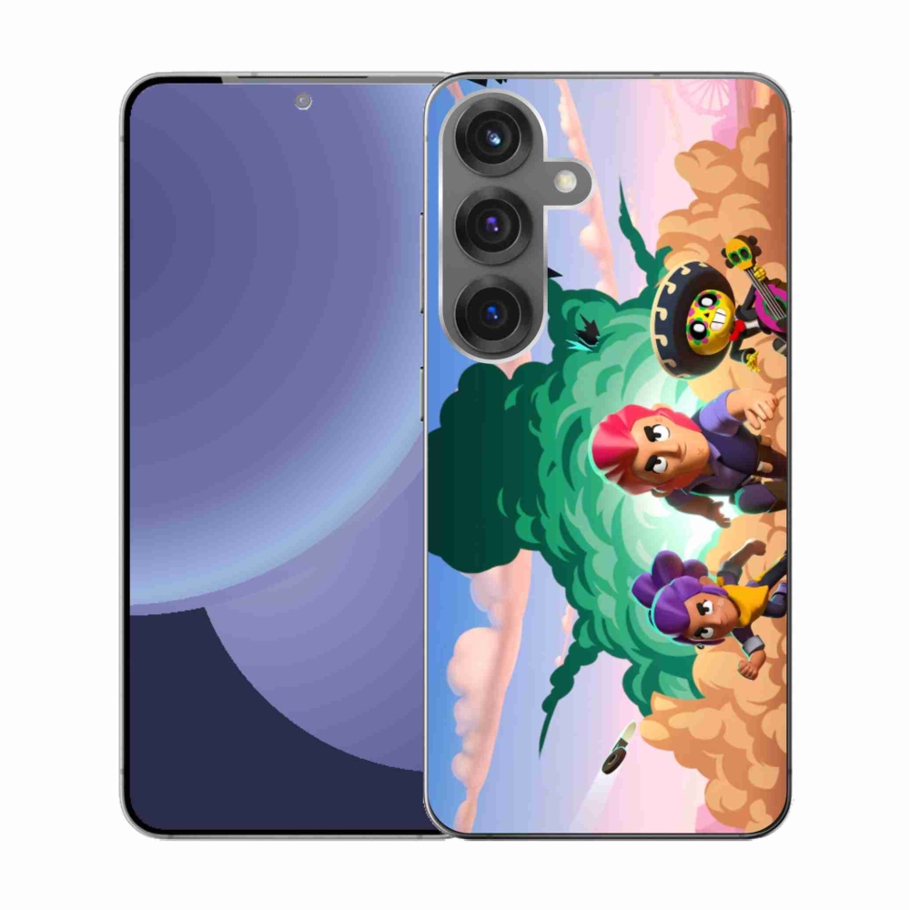 Gélový kryt mmCase na Samsung Galaxy S25 - brawl stars