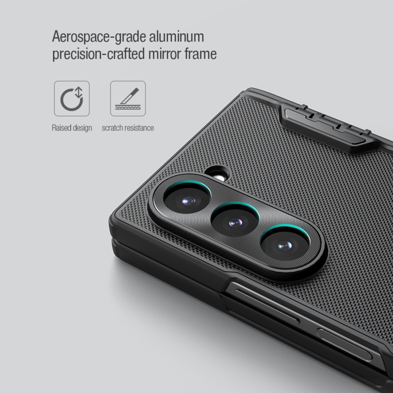 Nillkin Super Frosted FOLD Magnetic Zadný Kryt pre Samsung Galaxy Z Fold 6 Black