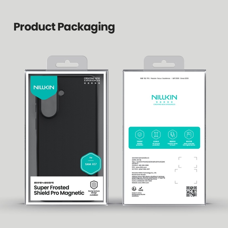 Nillkin Super Frosted PRO Magnetický zadný kryt pre Samsung Galaxy A57 Black