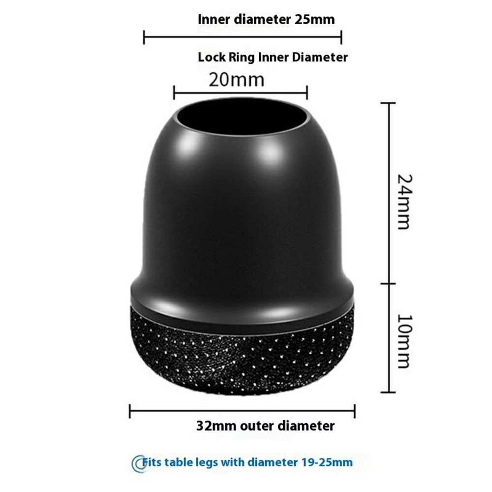 Ochranné silikónové krytky na nohy nábytku 24 ks