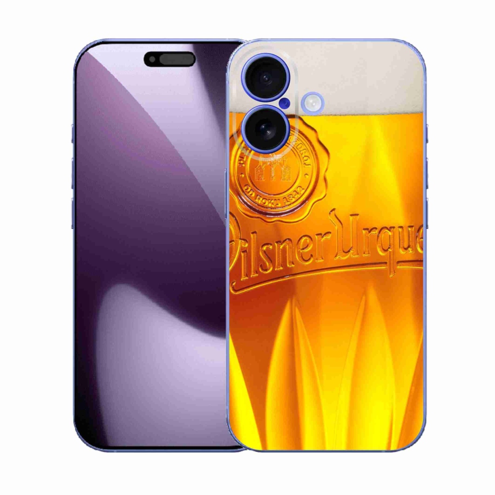 Gélový kryt mmCase na iPhone 17 - pivo