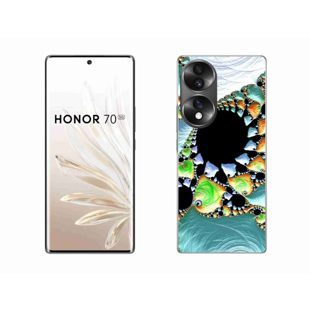 Gélový kryt mmCase na Honor 70 - abstraktný motív 21