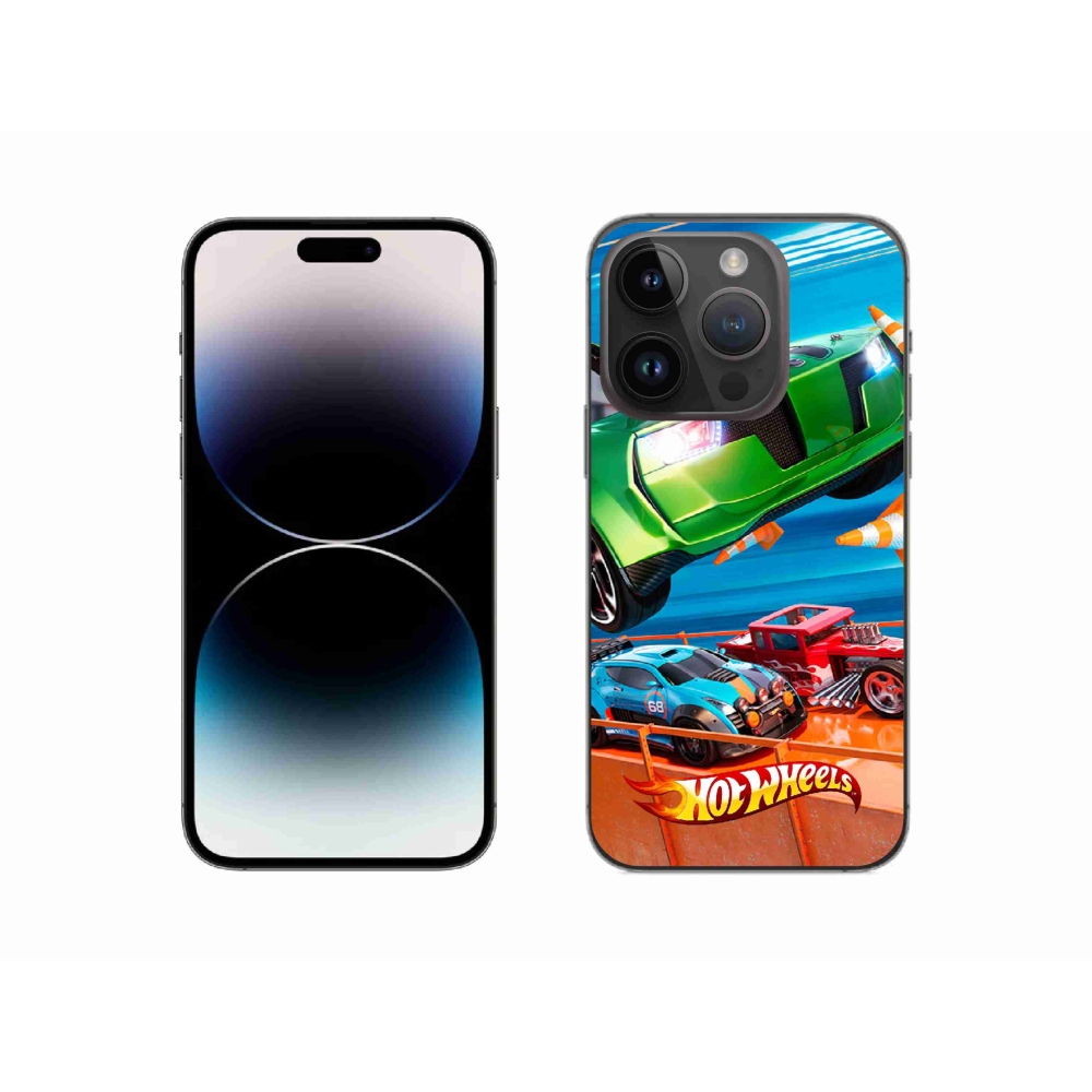 Gélový kryt mmCase na iPhone 14 Pro 6.1 - hot wheels 1