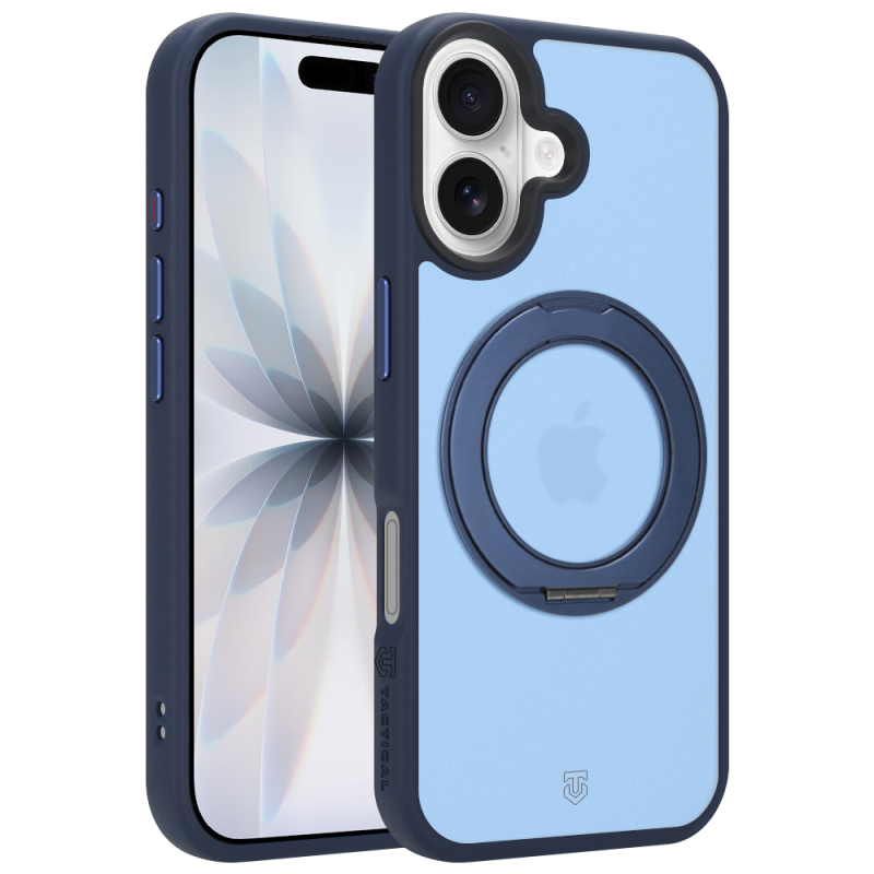 Tactical MagForce Hyperstand – puzdro pre Apple iPhone 17 v tmavomodrej farbe