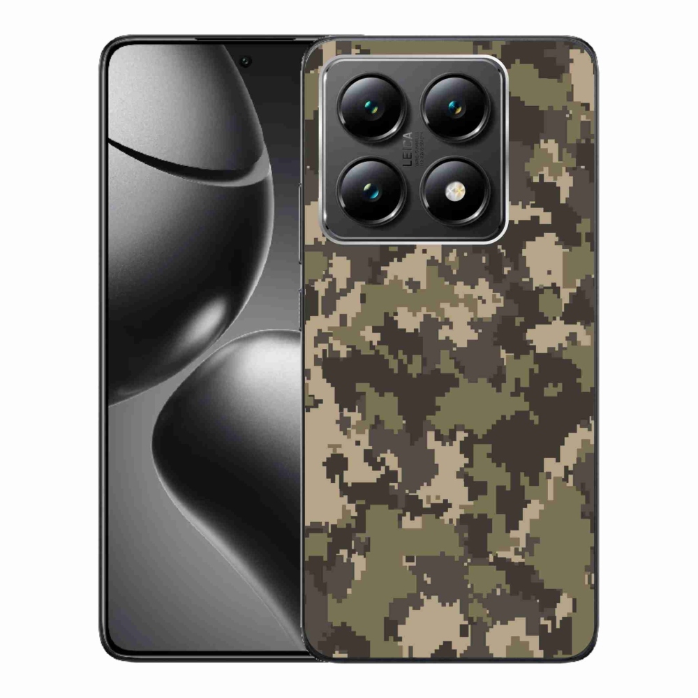 Gélový kryt mmCase na Xiaomi 14T - maskáčový vzor 12