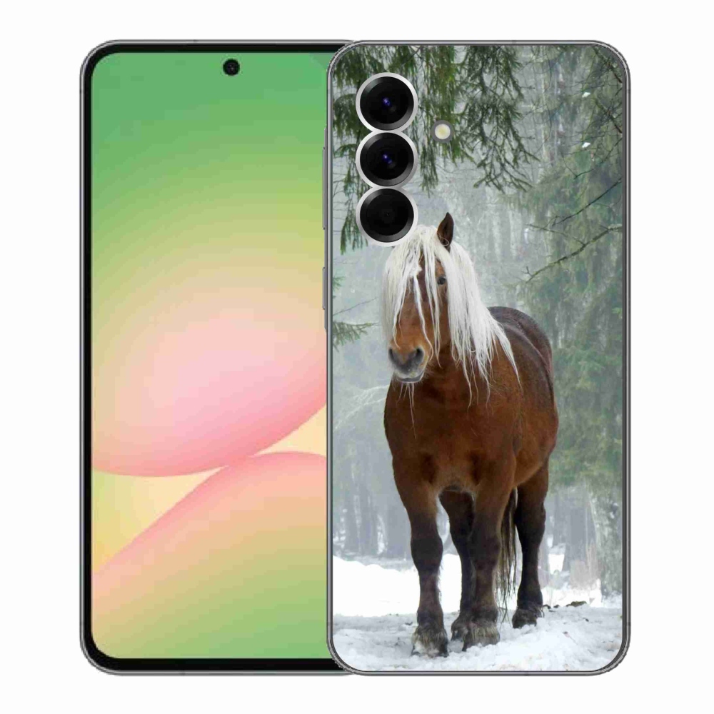 Gélový kryt mmCase na Samsung Galaxy A56 5G - kôň v lese