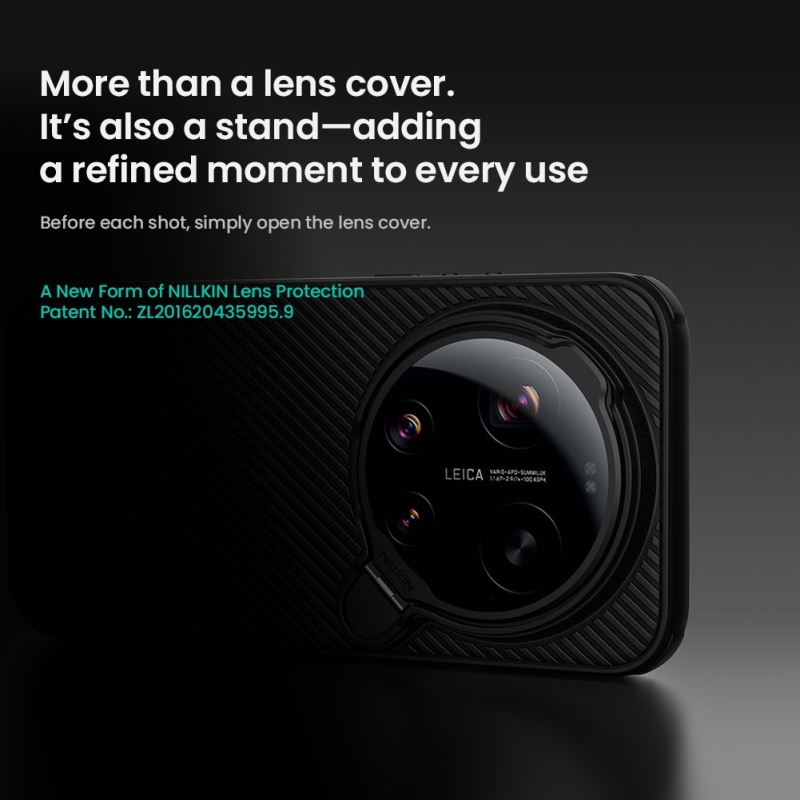 Nillkin CamShield Prop Magnetic (Transparent Lens) Zadný kryt pre Xiaomi 17 Ultra Transparent Black