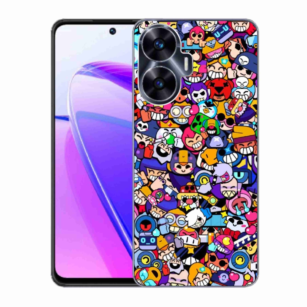 Gélový kryt mmCase na Realme C55 - brawl stars 2