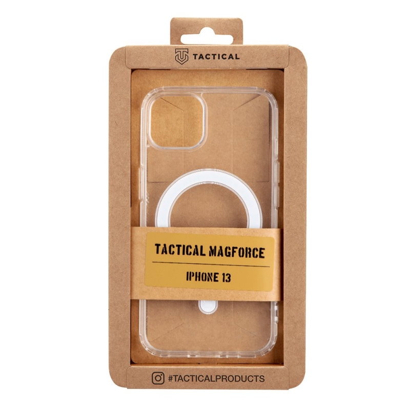 Tactical MagForce Kryt pre Apple iPhone 13 - priehľadný