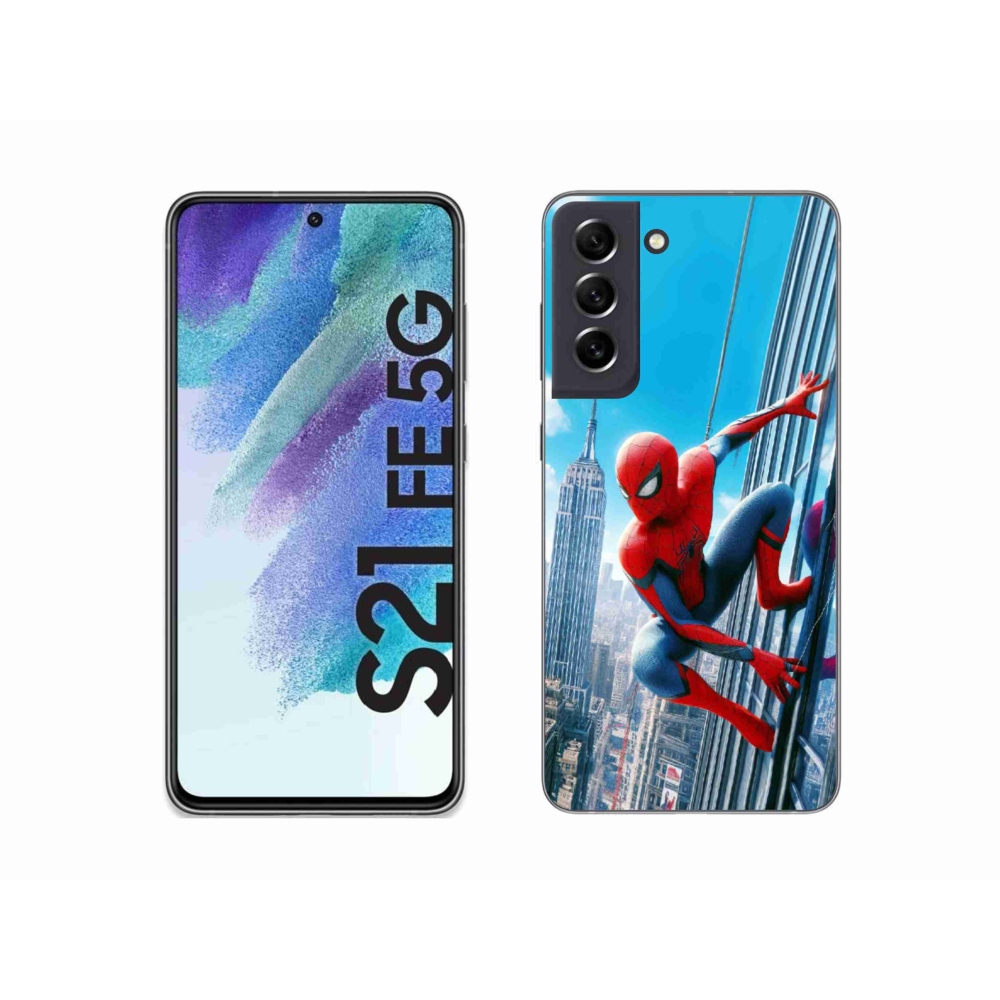 Gélový kryt mmCase na Samsung Galaxy S21 FE 5G - spiderman