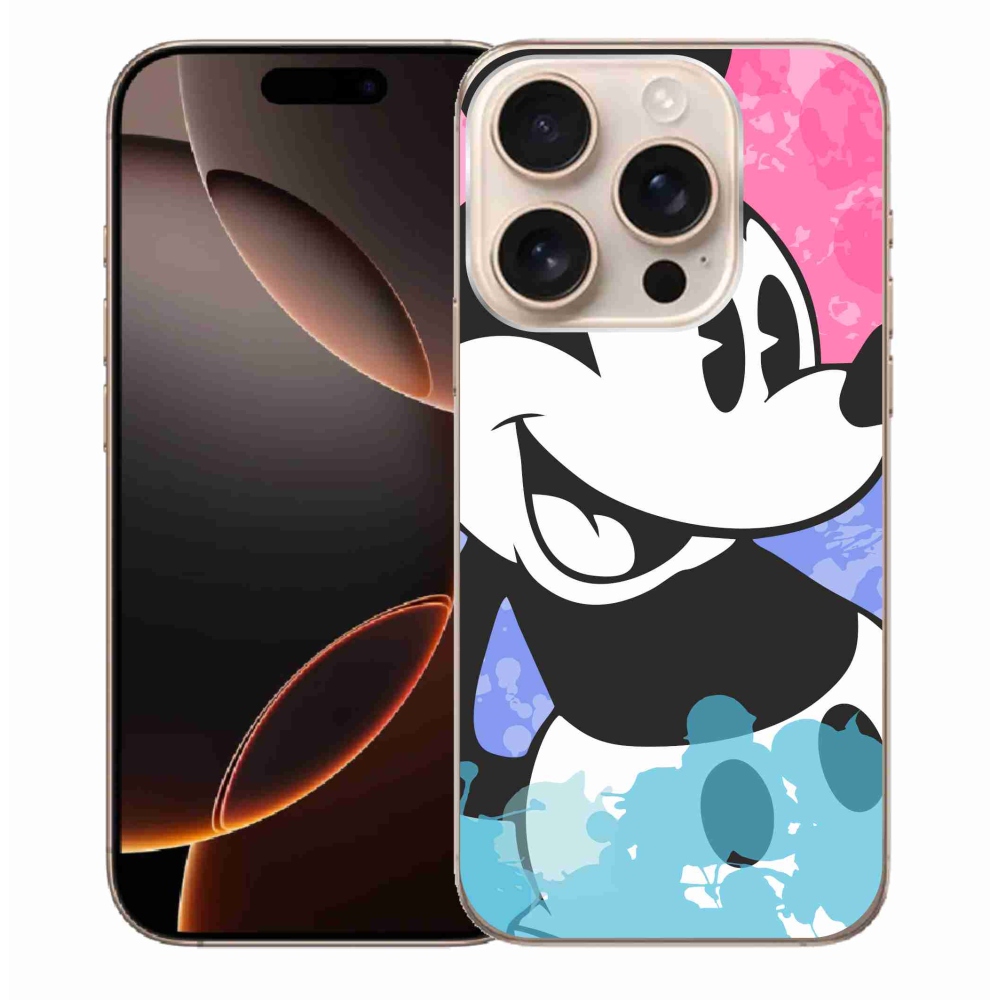 Gélový kryt mmCase na iPhone 16 Pro Max - mickey mouse