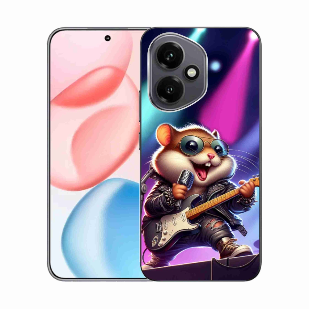 Gélový kryt mmCase na Honor 400 - škrečok rocker