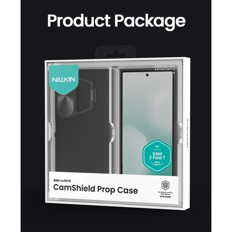 Nillkin CamShield Prop Magnetický zadný kryt pre Samsung Galaxy Z Fold 7 Black