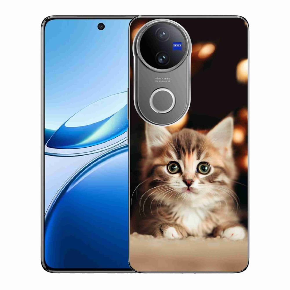 Gélový kryt mmCase na Vivo V50 5G - roztomilé mačiatko 2