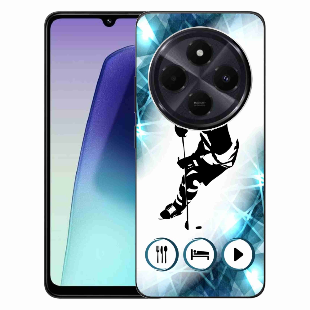 Gélový kryt mmCase na Xiaomi Redmi 14C/Poco C75 - hokej 1