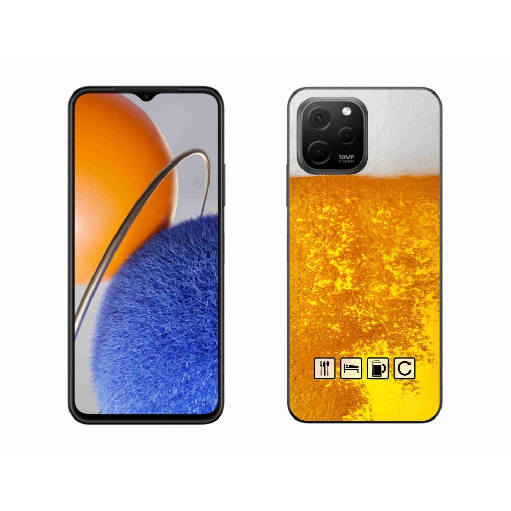 Gélový kryt mmCase na Huawei Nova Y61 - pivný motív 3