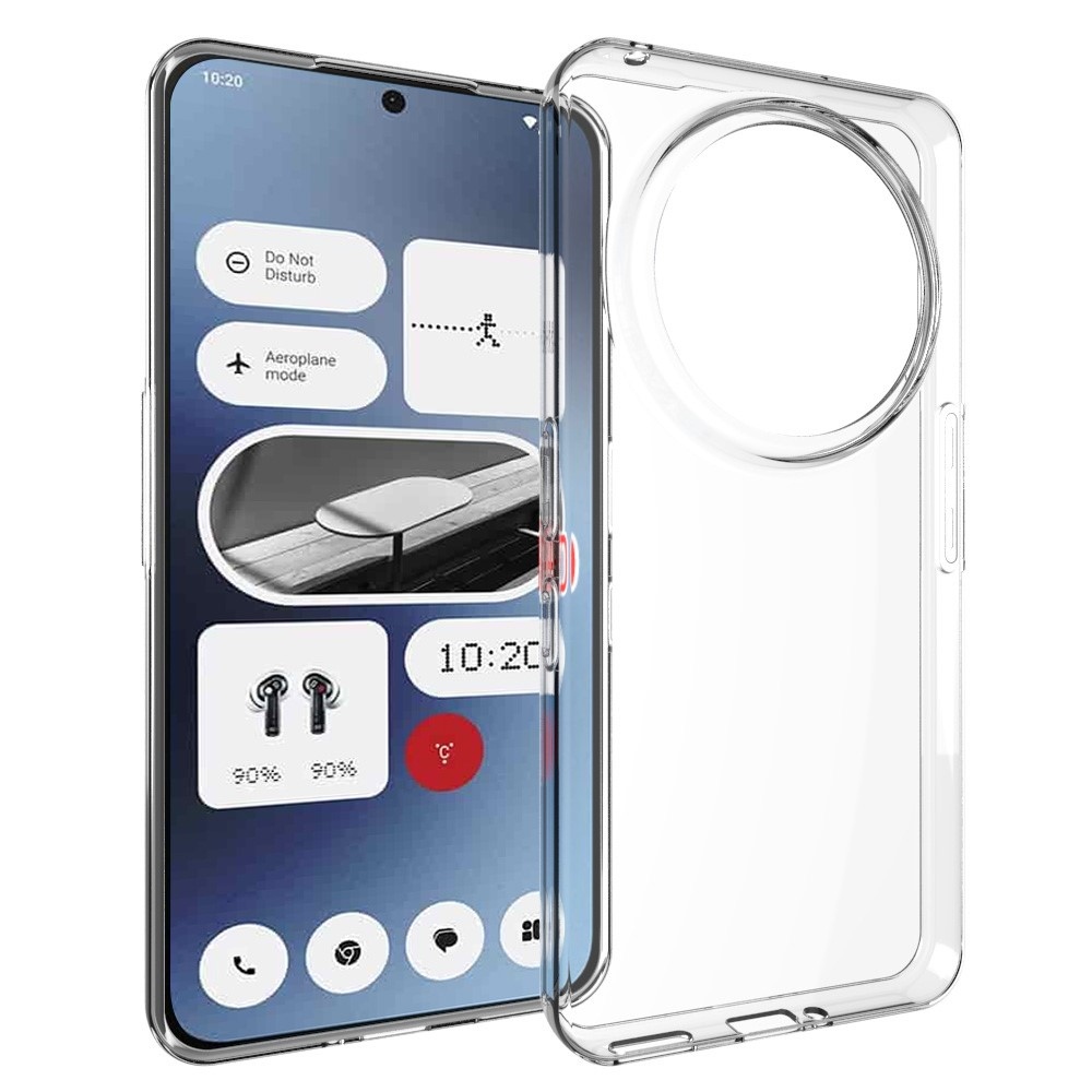 Transparentný gélový obal pre mobil Nothing Phone (3a) Pro - priehľadný