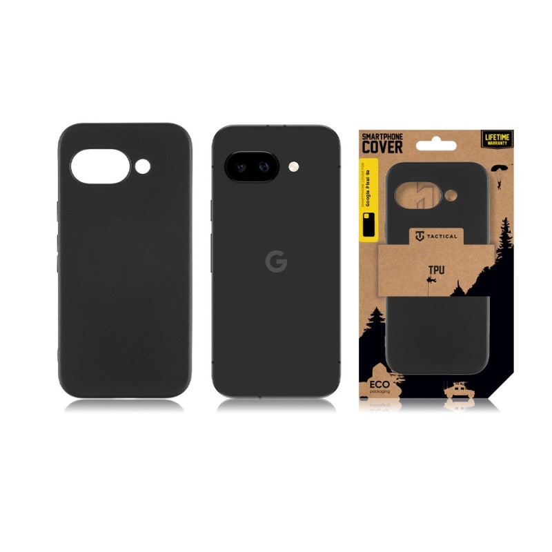 Tactical TPU Kryt pre Google Pixel 9a Black