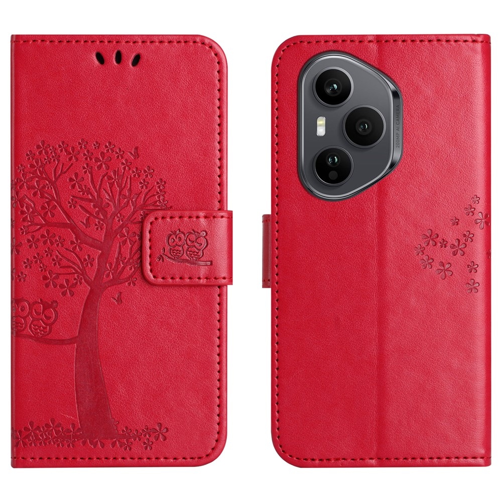 Tree knižkové puzdro na Honor 400 Pro - červené