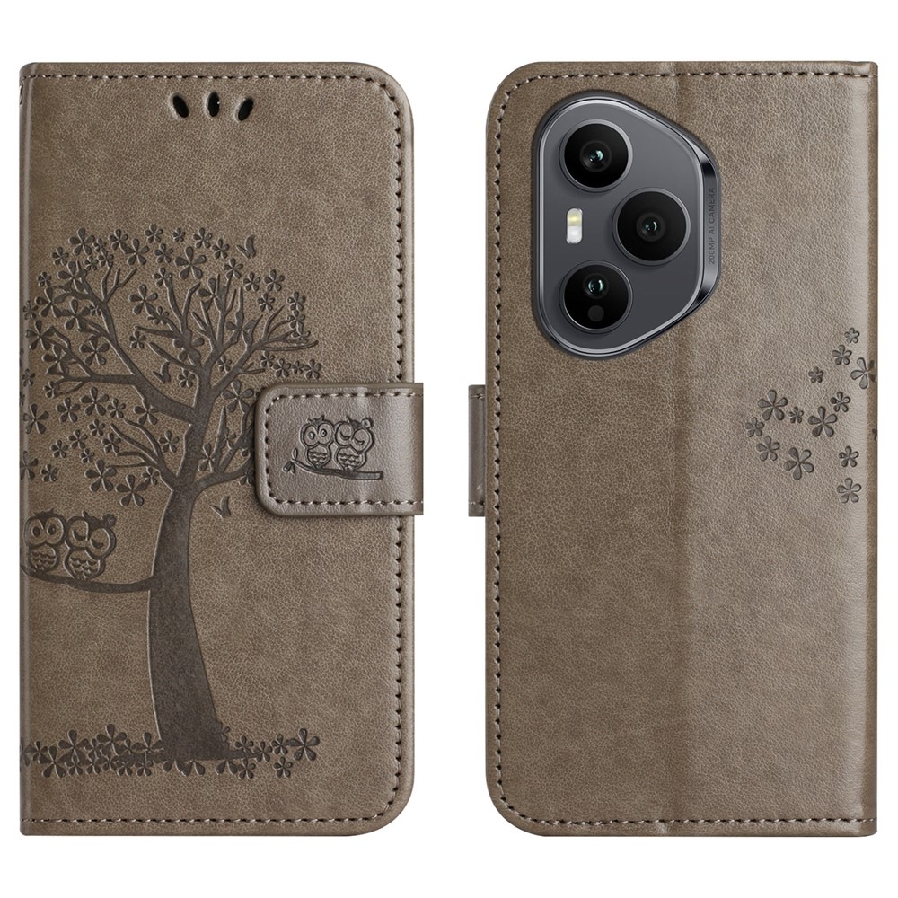 Tree knižkové puzdro na Honor 400 Pro - šedé