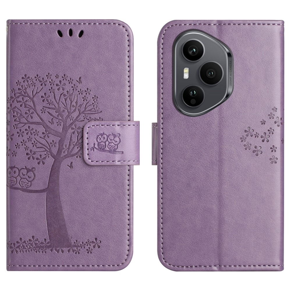 Tree knižkové puzdro na Honor 400 Pro - svetlofialové