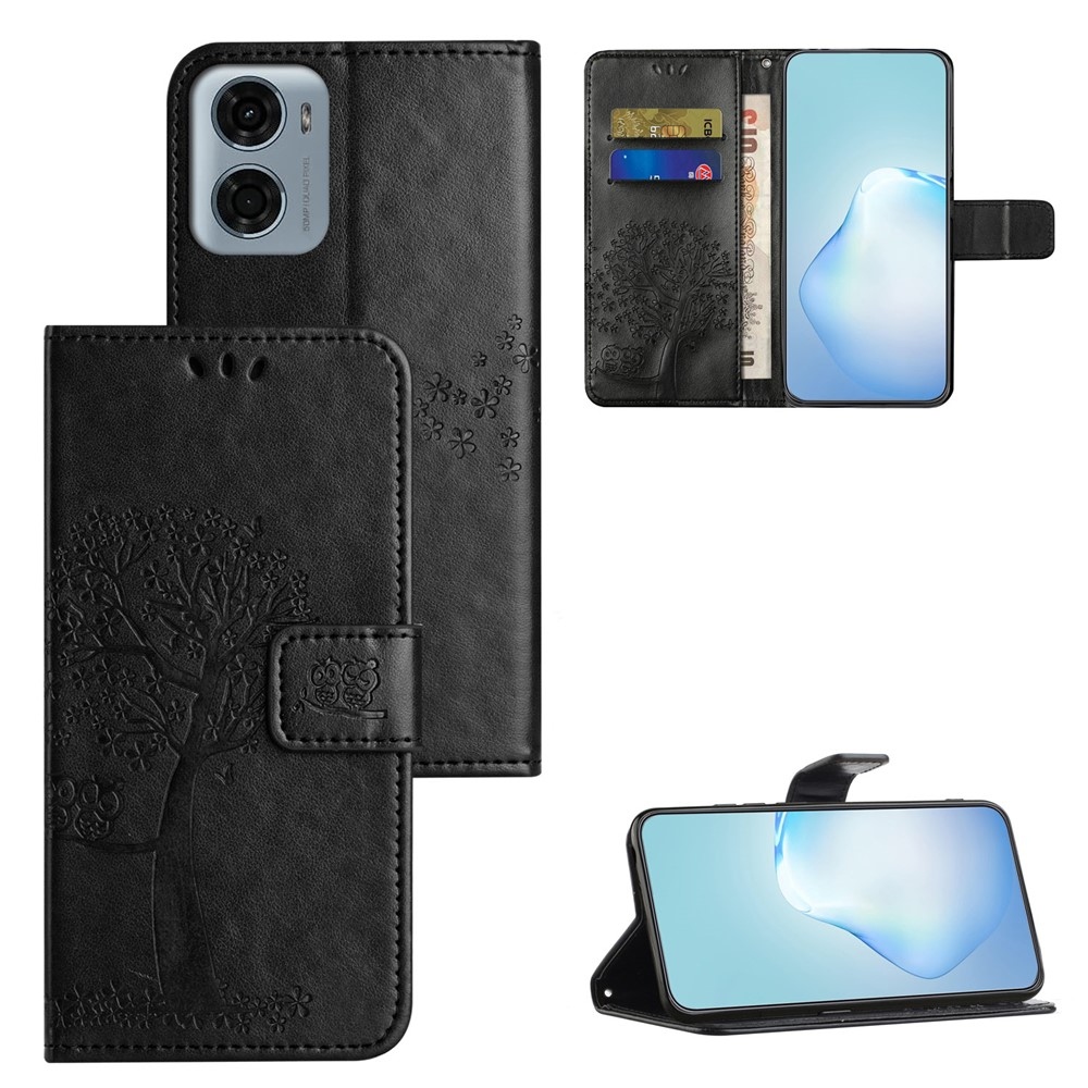 Tree knižkové púzdro na Motorola Moto G06 - čierne