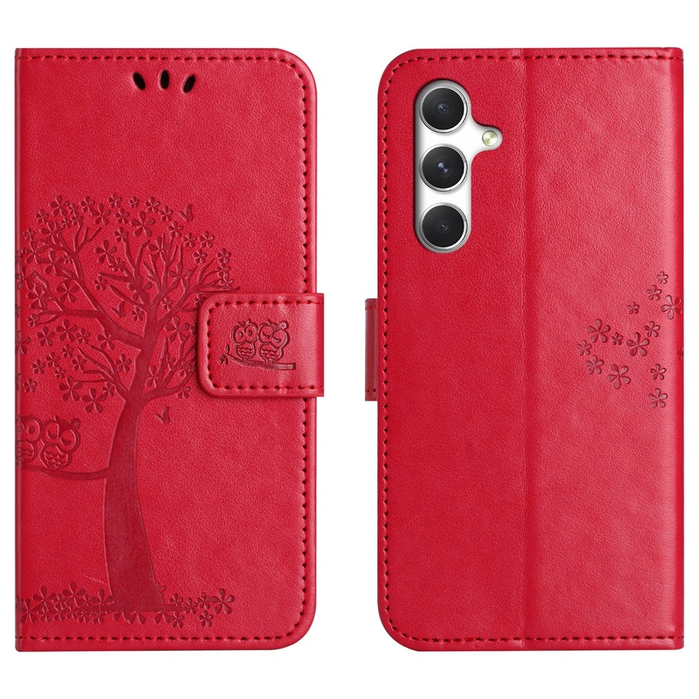 Tree knižkové púzdro na Samsung Galaxy A27 - červené