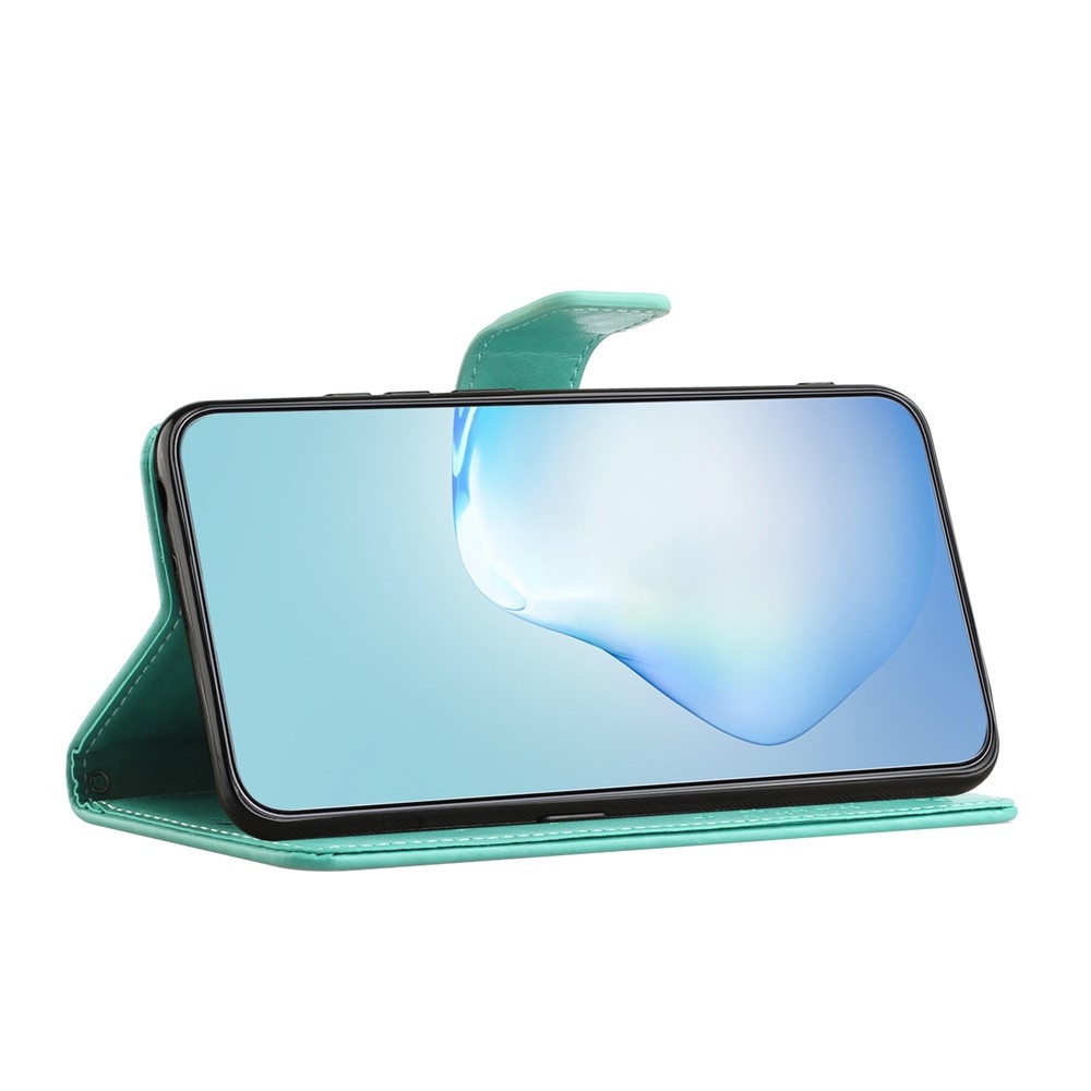 Tree knižkové puzdro na Samsung Galaxy A27 - modrozelené