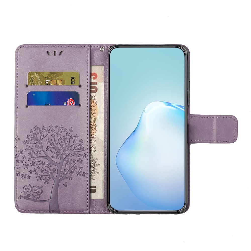 Tree knižkové púzdro na Samsung Galaxy A27 - svetlofialové