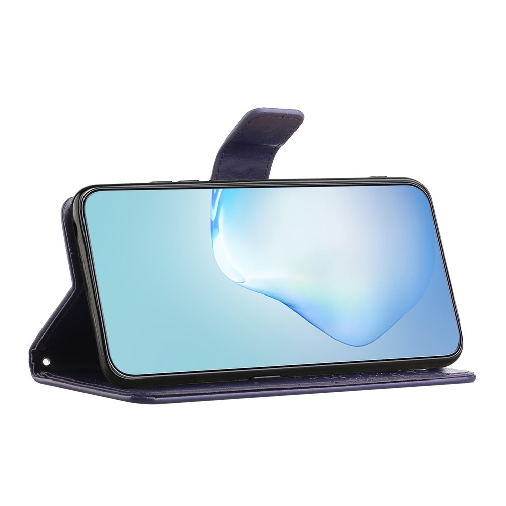 Tree knižkové puzdro na Samsung Galaxy A27 - tmavofialové