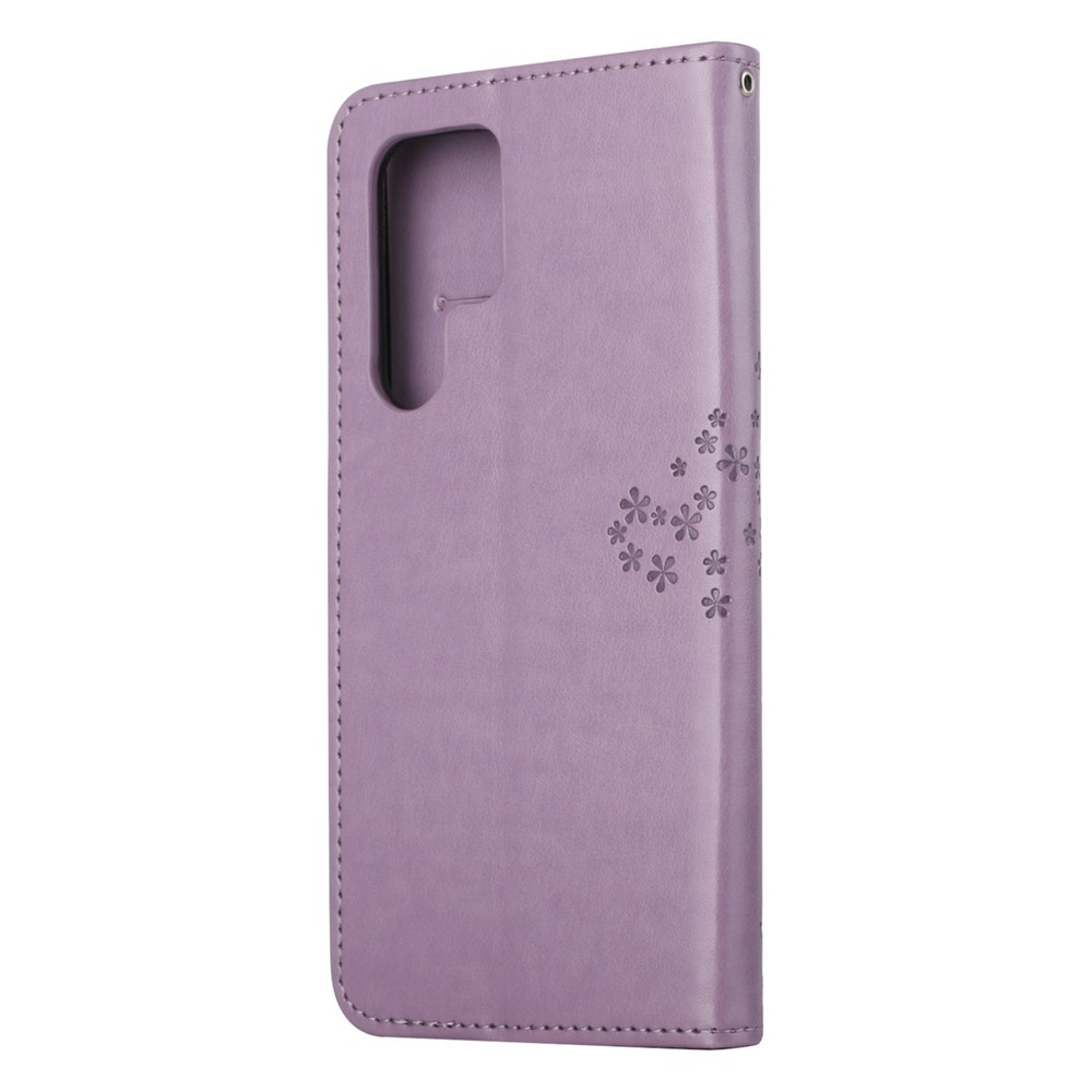 Tree knižkové púzdro na Samsung Galaxy S25 Ultra - svetlofialové