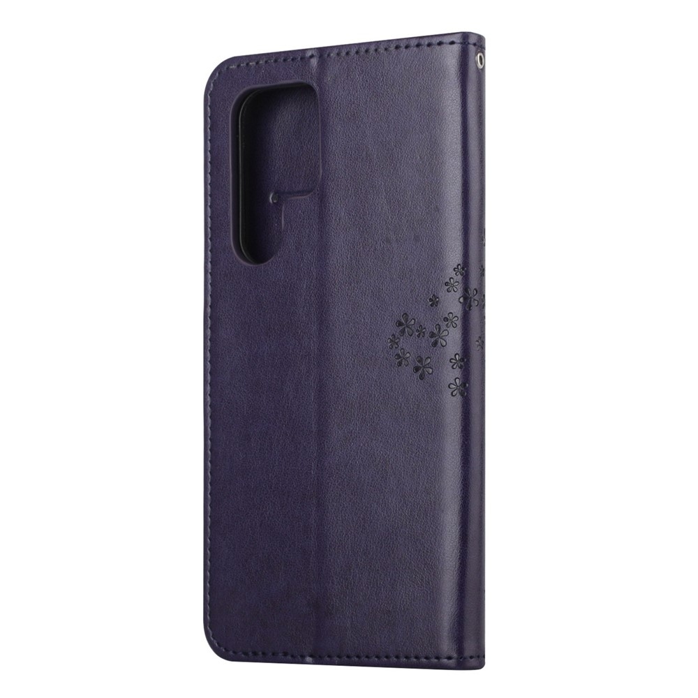 Tree knižkové púzdro na Samsung Galaxy S25 Ultra - tmavofialové