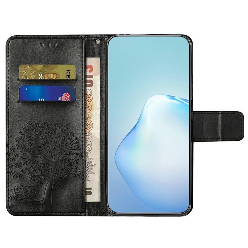 Tree peňaženkové púzdro na mobil Xiaomi Redmi A1+/A2+ - čierne