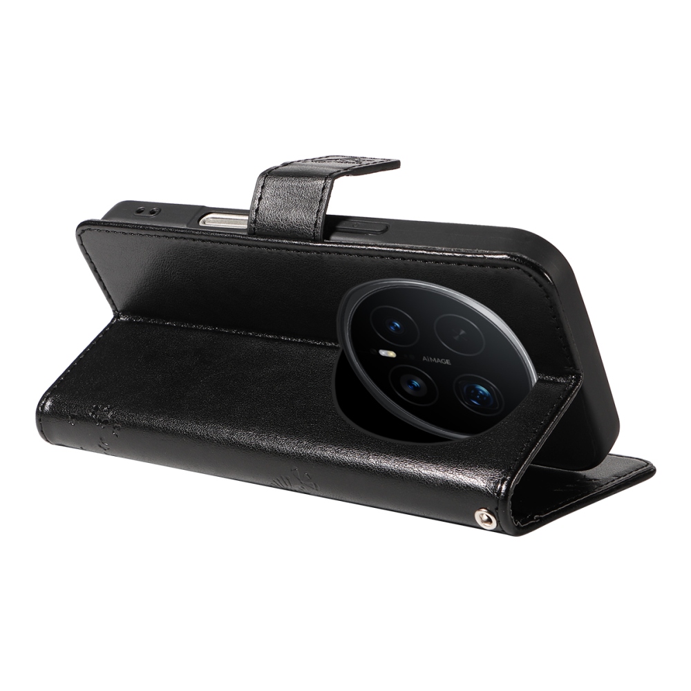 Trees knižkové puzdro na Honor Magic 8 Pro 5G - čierne