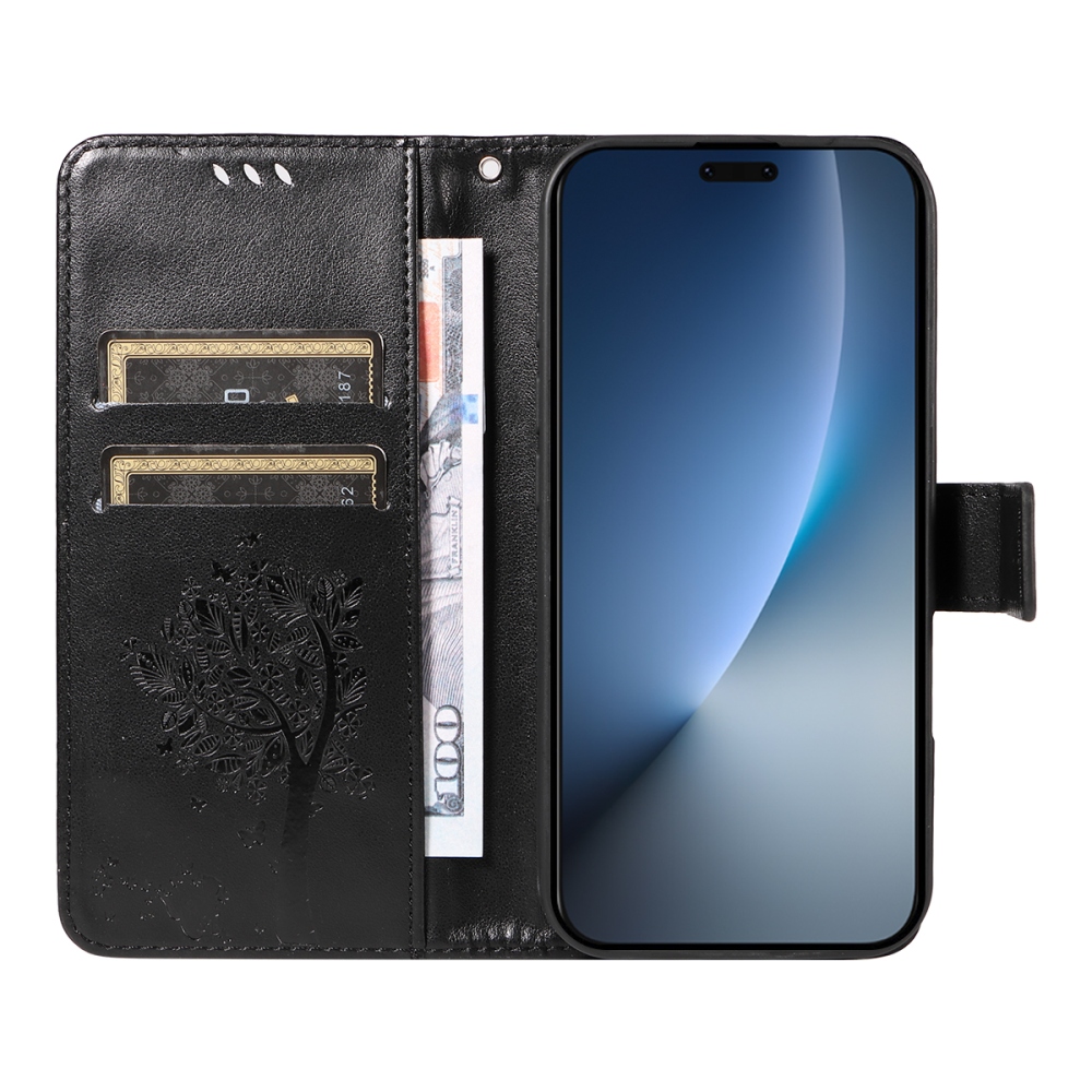 Trees knižkové puzdro na Honor Magic 8 Pro 5G - čierne