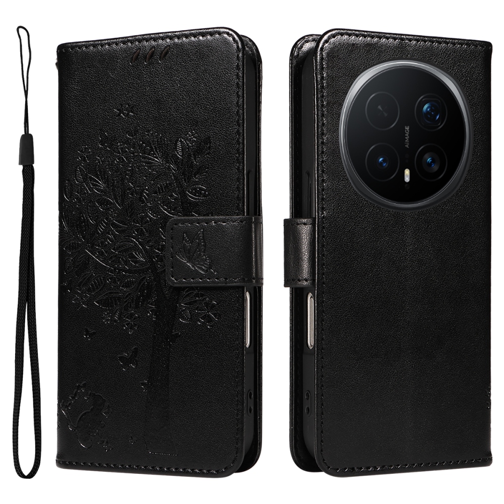 Trees knižkové puzdro na Honor Magic 8 Pro 5G - čierne