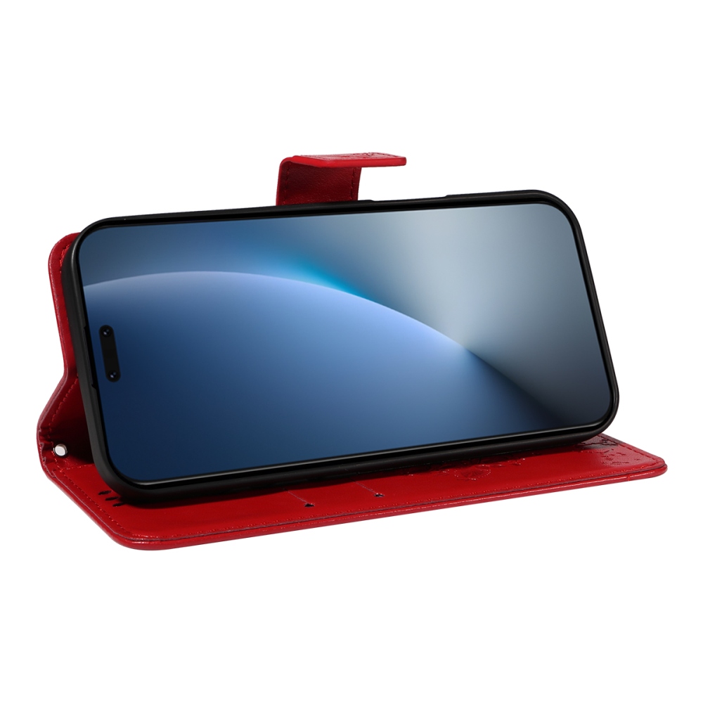 Trees knižkové puzdro na Honor Magic 8 Pro 5G - červené