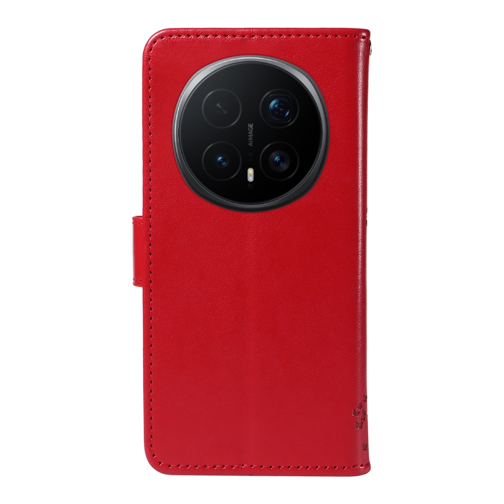 Trees knižkové puzdro na Honor Magic 8 Pro 5G - červené