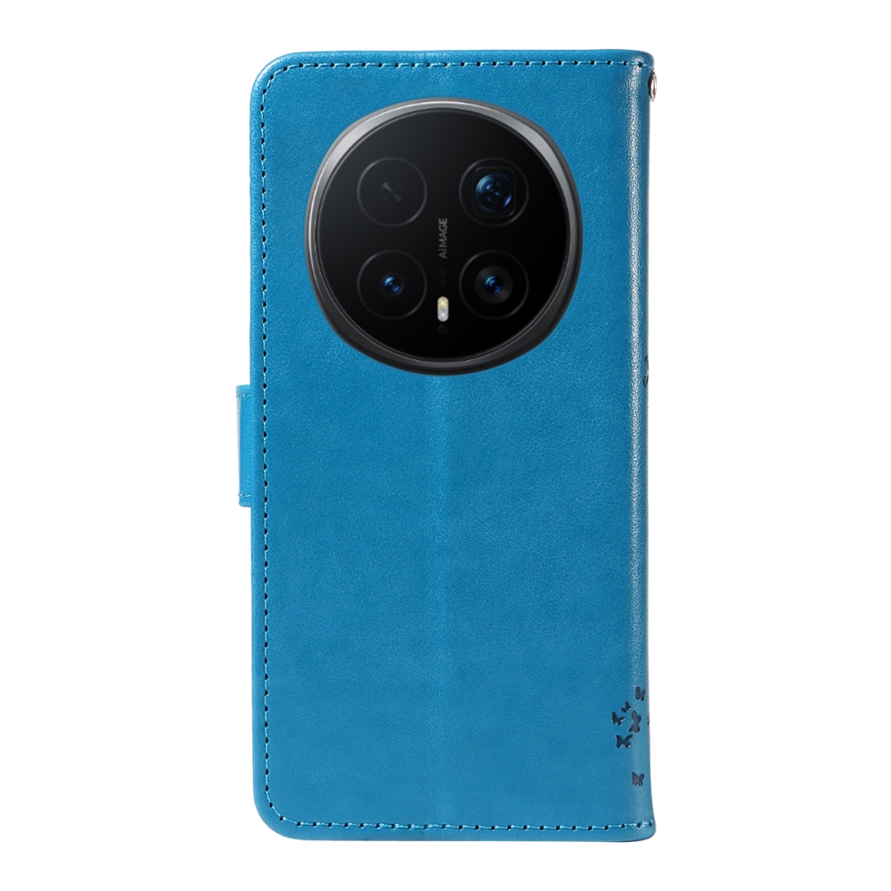 Trees knižkové puzdro na Honor Magic 8 Pro 5G - modré