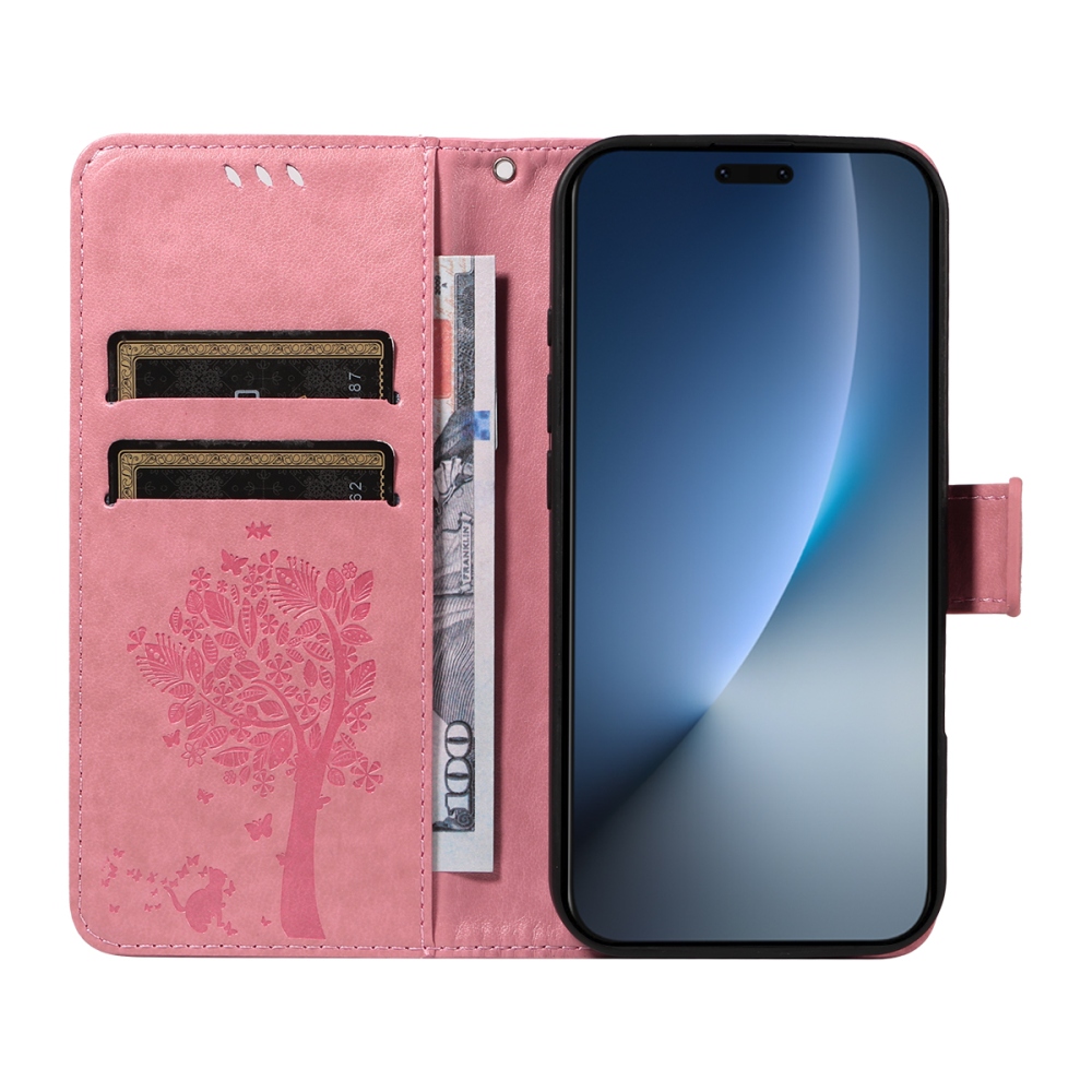 Trees knižkové puzdro na Honor Magic 8 Pro 5G - ružové