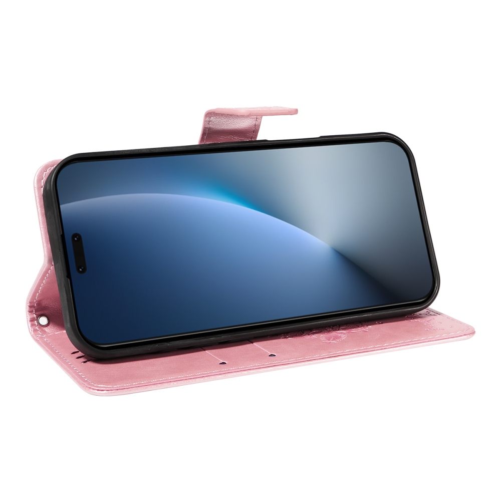 Trees knižkové puzdro na Honor Magic 8 Pro 5G - ružovozlaté