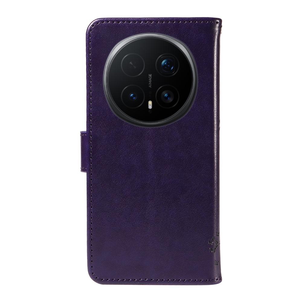 Trees knižkové puzdro na Honor Magic 8 Pro 5G - tmavofialové