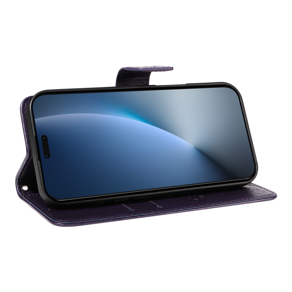 Trees knižkové puzdro na Honor Magic 8 Pro 5G - tmavofialové