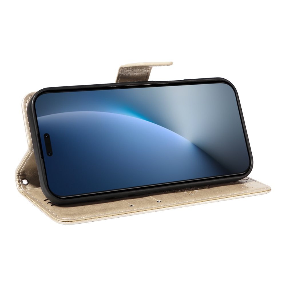 Trees knižkové puzdro na Honor Magic 8 Pro 5G - zlaté